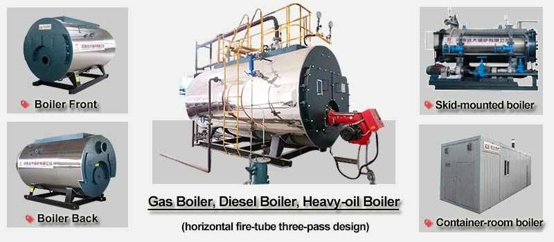 WNS horizontal hot water boiler