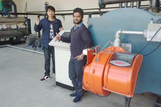 700kw Gas Fired Thermal Oil Boiler Project