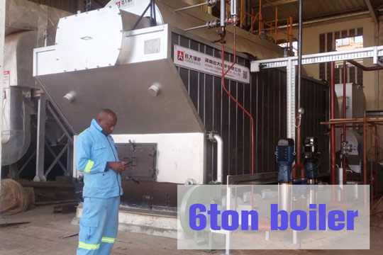 6ton wood boiler,dzh wood boiler,travelling grate wood boiler