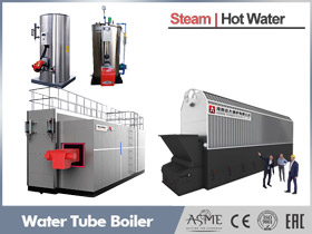 water tube boiler, gas oil water tube boiler