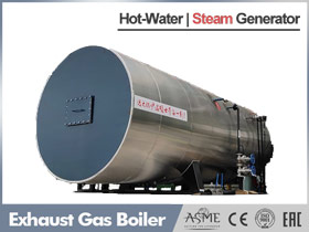 exhaust gas boiler, waste heat recovery boiler, exhaust heat boiler