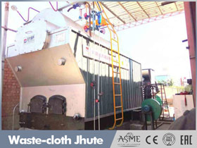 Waste Jute Boiler,jute boiler,waste fabric fired boiler