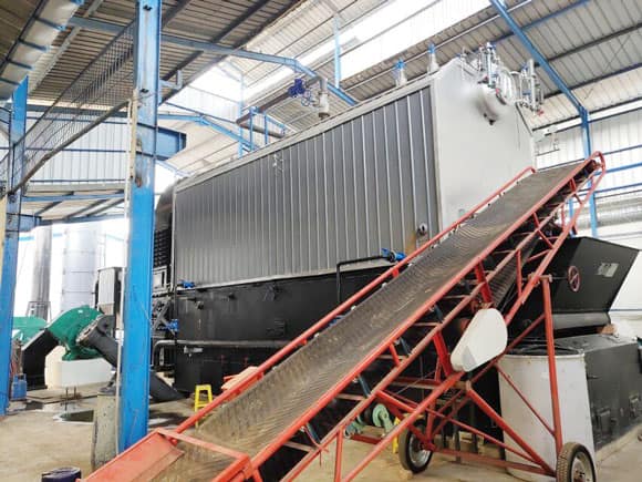 palm shells boiler, pellets fired boiler, husk boiler