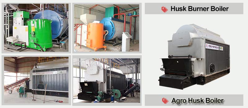 husk fired boiler, husk steam boiler