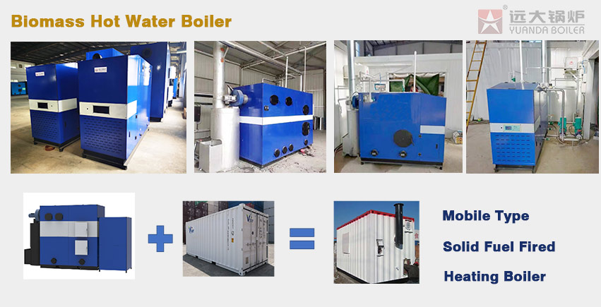 biomass heating boiler,solid fuel heating boiler,mobile solid fuel boiler