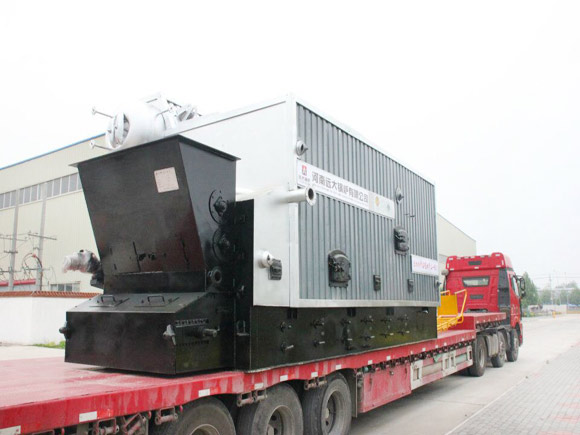 Rice husk fired boiler, Palm shells fired boiler