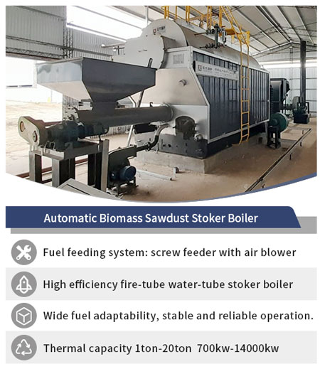 sawdust fired boiler,stoker steam boiler,dzh biomass boiler