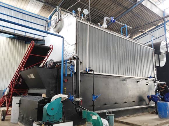 biomass reciprocating grate boiler