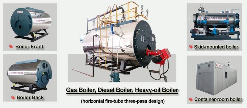 horizontal gas oil fired boiler,fire tube gas oil boiler,soil sterilization steam generator boiler