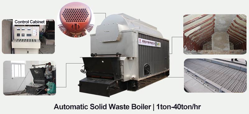automatic solid waste boiler