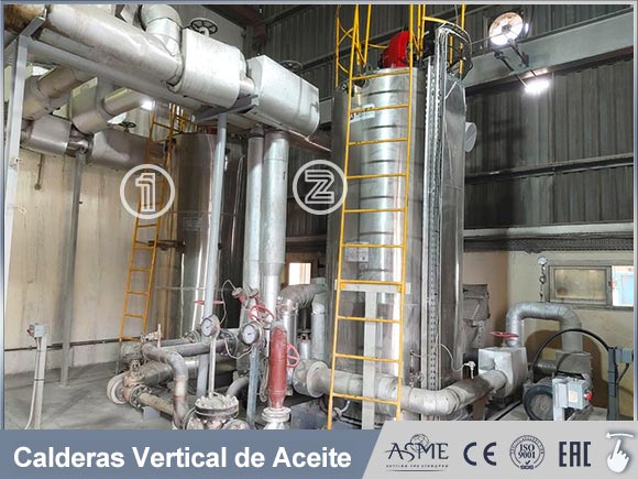 Calderas industriales de aceite térmico,Calderas verticales de aceite térmico