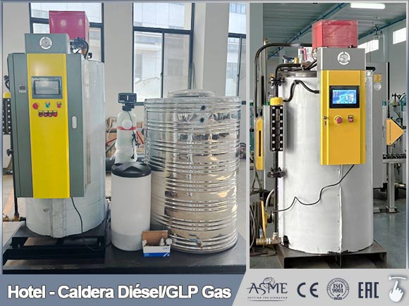 caldera de gas natural para hotel