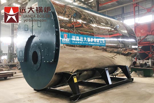 8000kg natural gas fired steam boiler