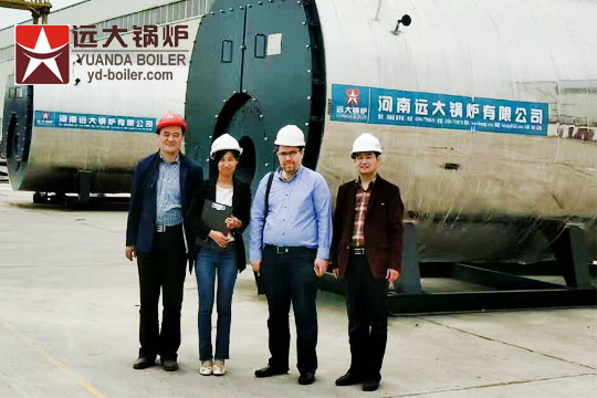 fire tube natural gas fired steam boiler