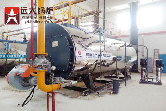 1 ton fire tube diesel oil fired steam boiler