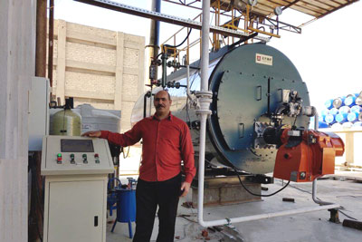 4 ton Gas Fired Steam Boiler