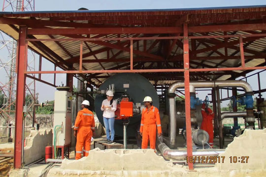 4200 KW Gas Fired Thermal Oil Boiler 