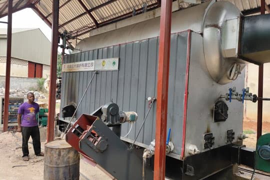 DZL Chain Grate Coal Steam Boiler 4 Ton