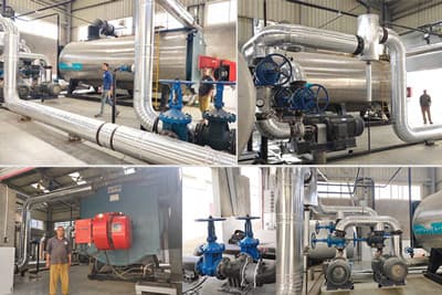 7MW Gas Fired Thermal Oil Boiler