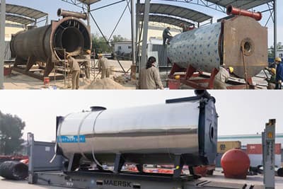 7MW Gas Fired Thermal Oil Boiler