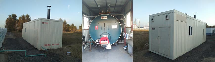 2Tons Gas Fired Container Steam Boiler