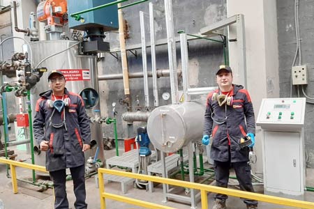 gas fired steam boiler
