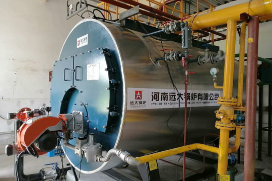 2ton gas steam boiler for garments factory