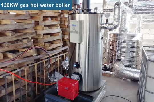 vertical diesel hot water boiler,120kw diesel boiler,small hot water boiler