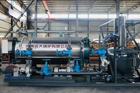 portable thermal oil boiler, skid mounted oil heater boiler