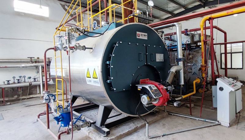 three pass fire tube steam boiler,horizontal gas fired boiler,wns gas steam boiler