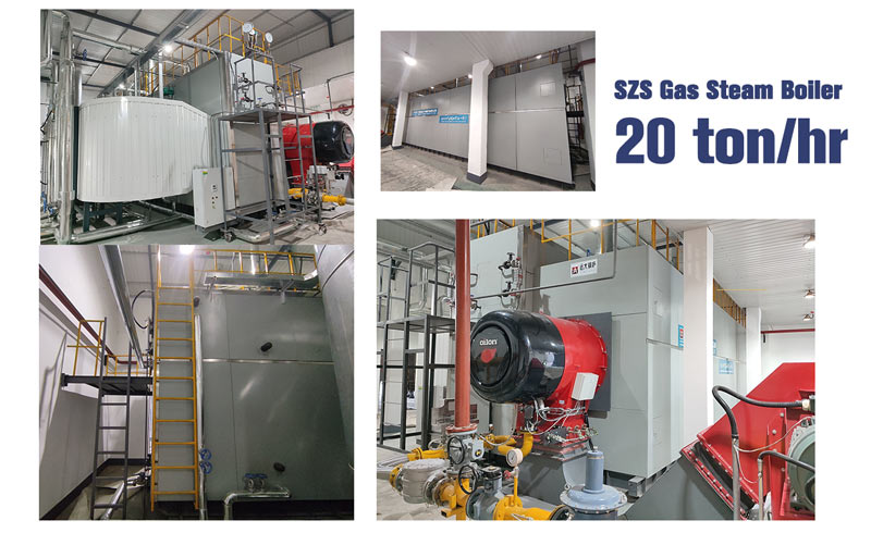 szs gas fired boiler, szs steam boiler 20ton, gas steam boiler 20ton