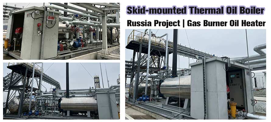 skid mounted thermal oil boiler,gas fired thermal oil boiler,700kw thermal oil heater boiler