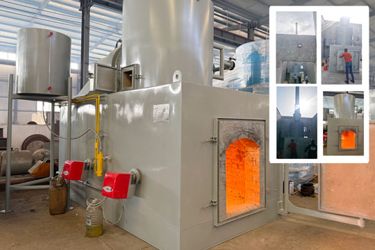 waste incinerator,double chambers incinerator,oil fired incinerator