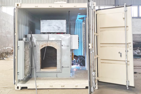 mobile incinerator,containerised incinerator,portable mobile incinerator