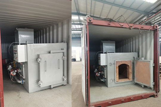 container room medical waset incinerator,containerised medical incinerator,hospital incinerator