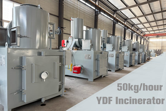 small hospital incinerator,smokeless incinerator,medical incinerator 50kg