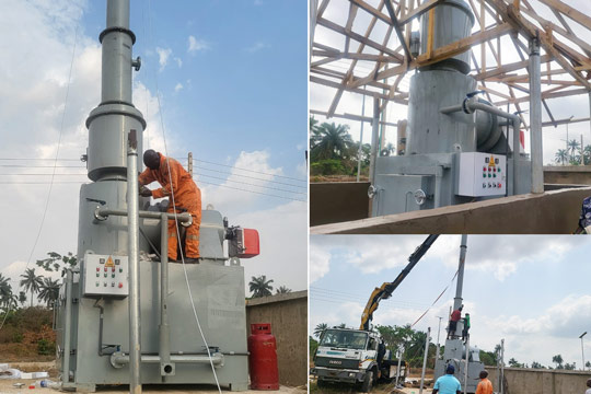 100kg incinerator,medical waste incinerator,hospital incinerator nigeria