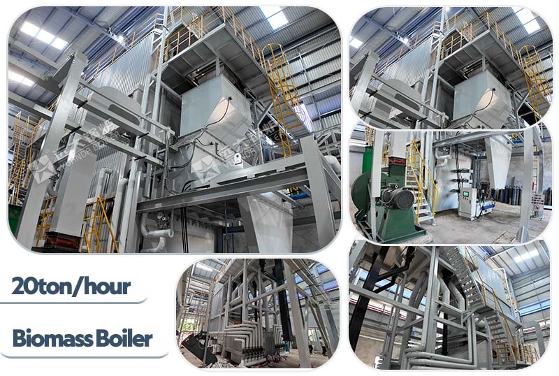 20ton biomass boiler,vietnam steam boiler,reciprocating grate boiler