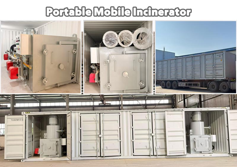 mobile incinerator,portable waste incinerator