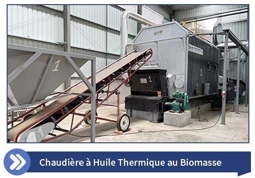 chaudière à huile thermique au biomasse