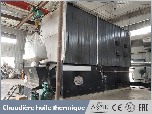 Chaudière huile thermique au charbon, chaudière huile thermique combustible solide
