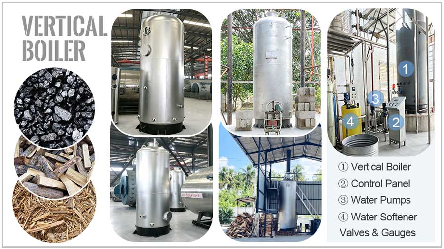 vertical coal boiler, steam boiler, coal water boiler