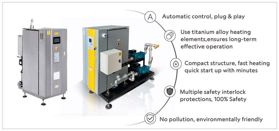 VERTICAL ELECTRIC BOILER,ELECTRIC STEAM GENERATOR