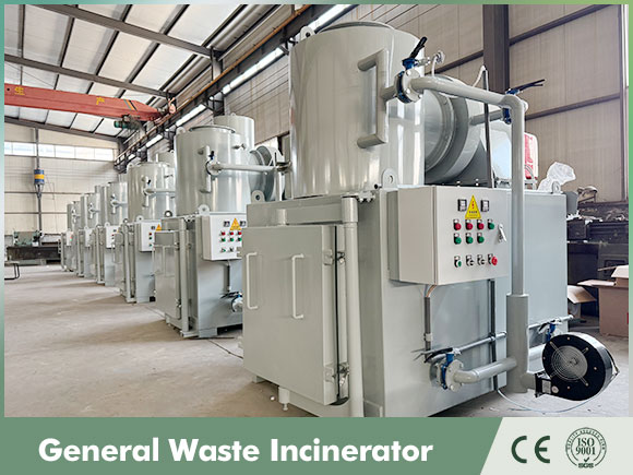 solid waste incinerator,industrial waste incinerator,double chambers incinerator