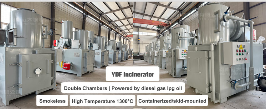 hospital medical incinerator,laboratory waste incinerator,biohazard waste incinerator