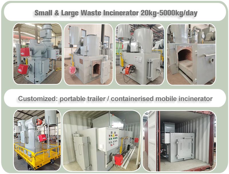 portable incinerator,containerised incinerator,medical incinerator