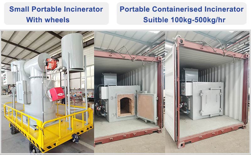 portable incinerator,containerised incinerator,medical incinerator