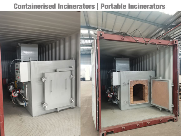 containerised medical incinerator,container room incinerator,portable medical incinerator