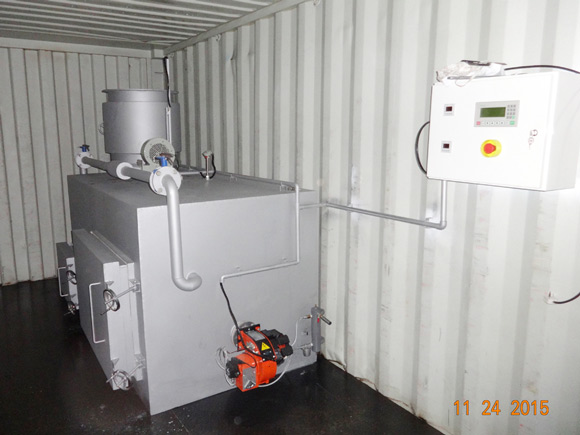 container room medical incinerator 500kg,400kg medical incinerator,300kg medical incinerator