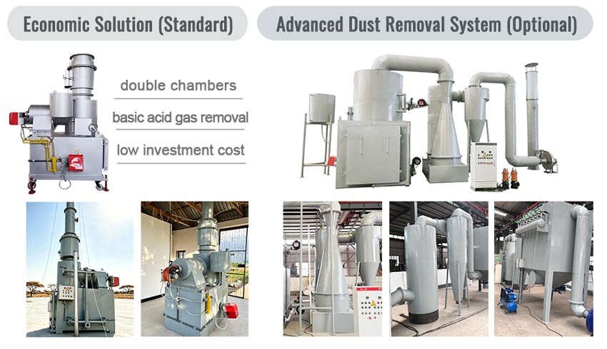 incinerator with filter system,smokeless incinerator,no pollution incinerator